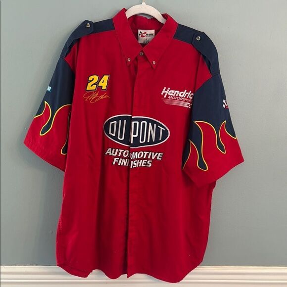 Vintage 90s Jeff Gordon DuPont NASCAR Chase Authentics New rare Men’s XL shirt - Picture 2 of 15